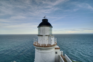 Fototapeta na wymiar Dongyin island lighthouse ,Matsu, Taiwan 