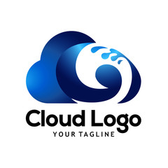 Cloud Logo Template Vector