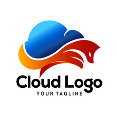 Cloud Logo Template Vector