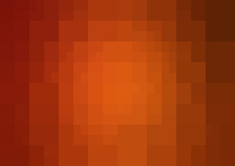 Light Orange vector Abstract mosaic background.
