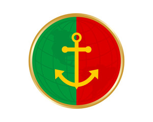 portugal anchor hook harbor navy marine icon symbol image