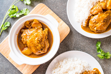 Chicken Massaman Curry Paste with Rice