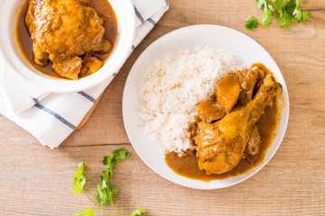 Chicken Massaman Curry Paste with Rice