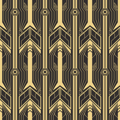 Abstract art deco tiles pattern03
