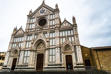 Fototapeta na wymiar Basilica of Santa Croce in Florence
