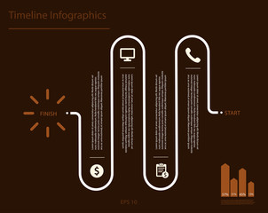 Creative infographics elements. EPS10.Business ideas. company charts