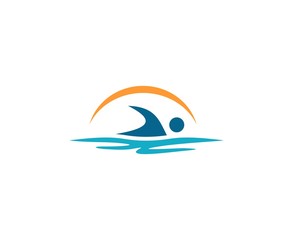 Swimming logo