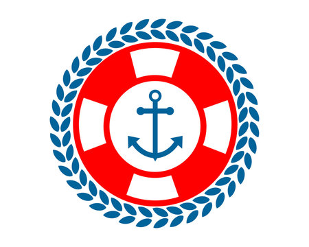 buoy anchor hook harbor navy marine icon symbol image