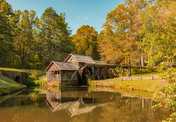 Fototapeta na wymiar Mabry Mill Historic Grist Mill
