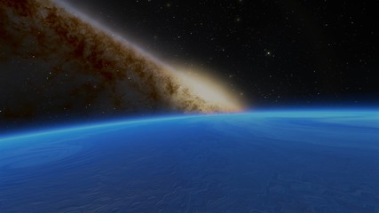 Extrasolar Kepler Planet Surface Blue Gas Giant 2 1