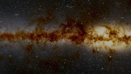 Milky Way Interstellar Hyperspace Galactic Center