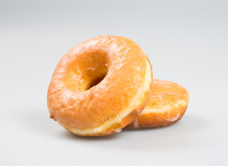 donut or classic donut on a background.