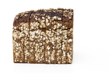 Sliced brown bread