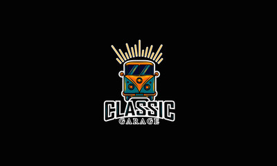 Classic Garage 12 Logo or Badges Template