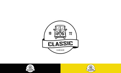 Classic Garage 14 Logo or Badges Template