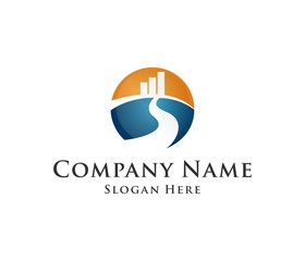 business finance logo icon vector