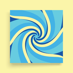 Abstract swirl background. Cover design template. Vector illustration.
