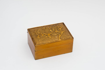 Chinese or japanese lacquer box