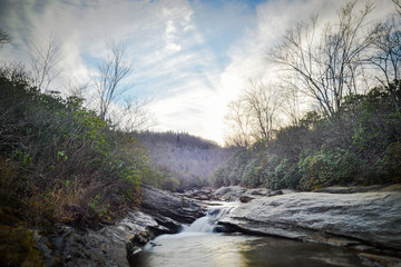 Mountain Stream in the Morning