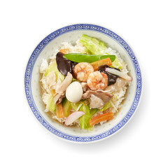 中華丼（真俯瞰、白バック、影イキ）