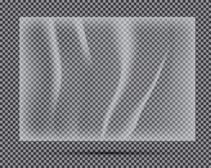 Transparent Light Polyethylene Banner.