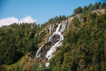 cascada de voss, Noruega