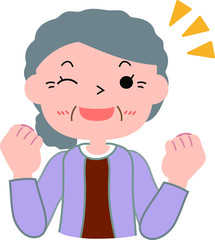 Elegant grandmother Fine.eps