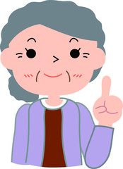 Elegant grandmother advice.eps