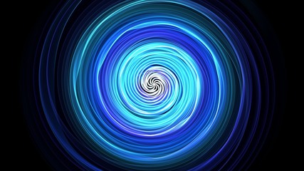 Blue abstract background. Flame spiral series.