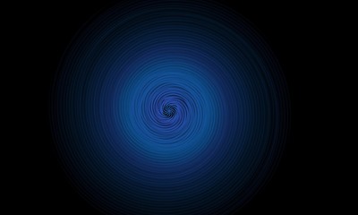 Blue abstract background. Flame spiral series.