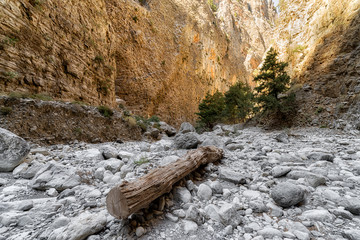 Samaria gorge national park, Crete island - Greece