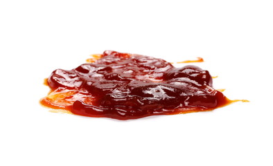 Marmalade, jam isolated on white background