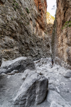 Samaria gorge national park, Crete island - Greece