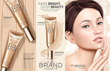 Trendy foundation ads