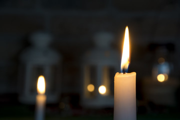 Flame of candles