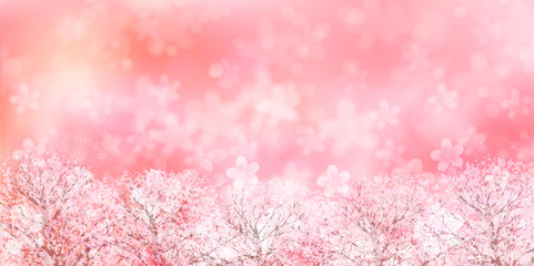 桜　春　風景　背景