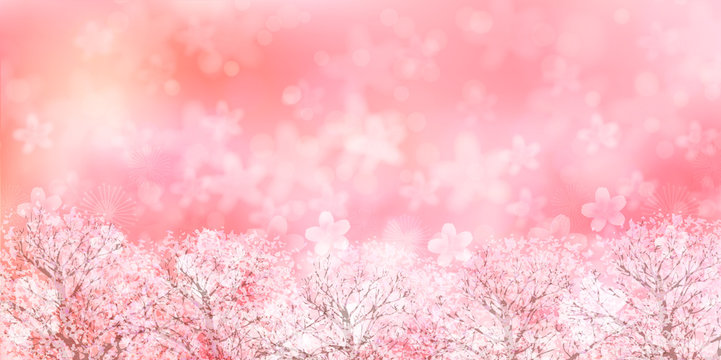 桜　春　風景　背景