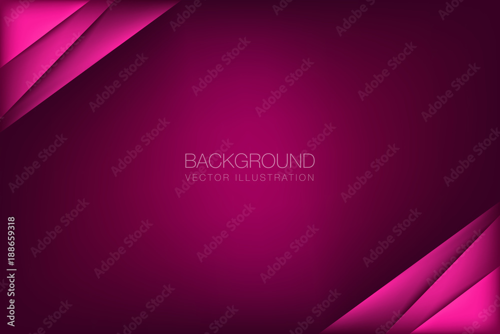 Poster abstract vector background overlap paper layer on red dark space for text and design illustration