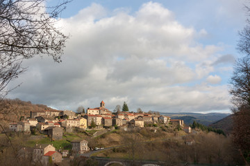 Fototapeta na wymiar Village de Saint Arcon d'allier