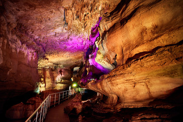 Sataplia Underground Cave near Kutaisi in Georgia