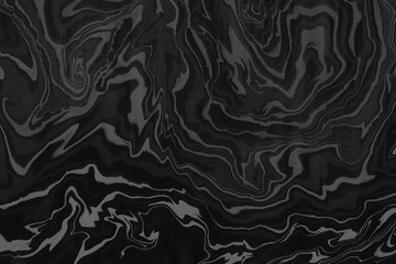 Suminagashi marble texture hand painted with black ink. Digital paper 1705 performed in traditional japanese suminagashi floating ink technique. Mind-blowing liquid abstract background.