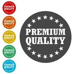 Fototapeta na wymiar Premium quality, Premium quality label 