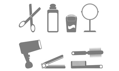 Icons equipment barbers