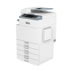 Office Multifunction Printer Isolated