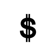 dollar sign icon. Element of money symbol icon. Premium quality graphic design icon. Baby Signs, outline symbols collection icon for websites, web design, mobile app - obrazy, fototapety, plakaty