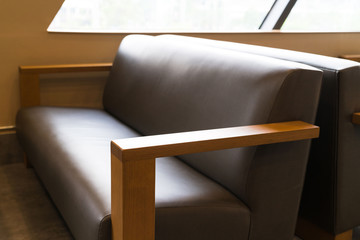 Chair in coffee shop in loft interior design