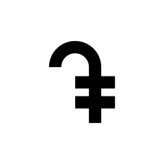 Obraz premium sign Dram Armenian icon. Element of money symbol icon. Premium quality graphic design icon. Baby Signs, outline symbols collection icon for websites, web design, mobile app