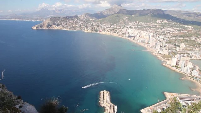 view from penon de ifach in Calpe Spain
