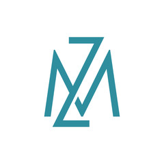 M Z Letter Logo