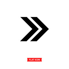 Next vector icon, right arrow